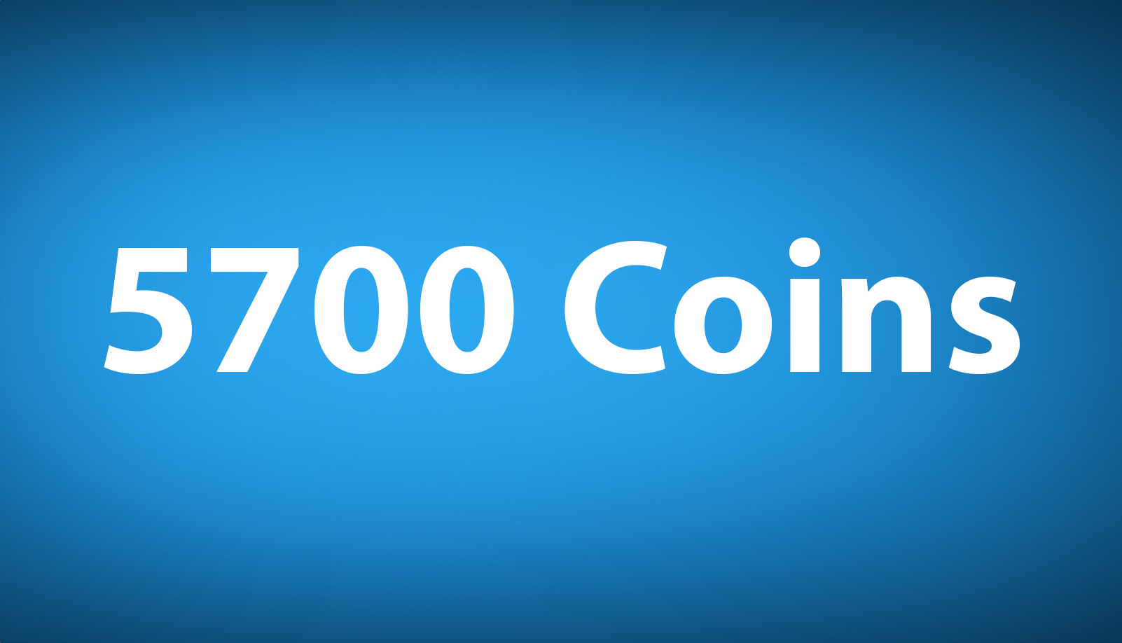 5700 Coins